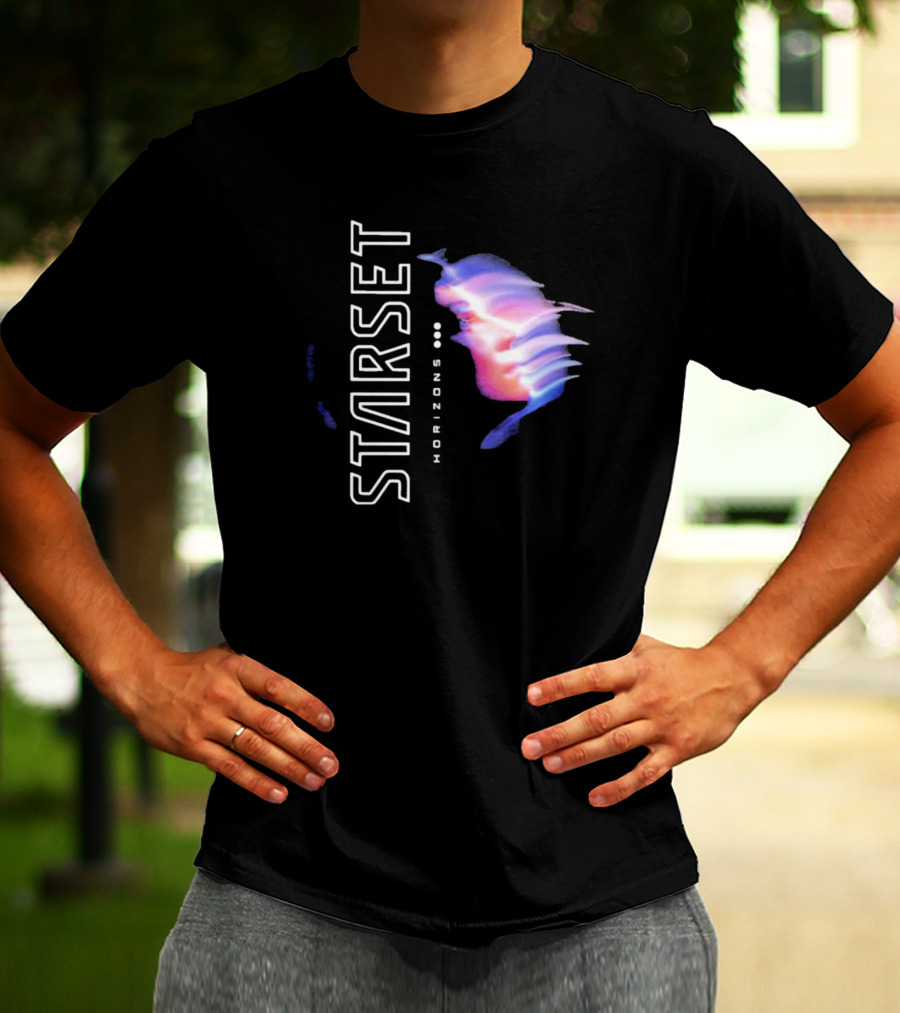 Starset Horizons Sci-Fi Aesthetic With Abstract Face T-Shirt
