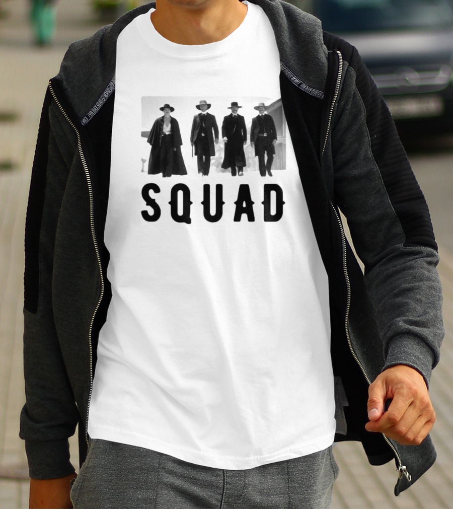 Tombstone Squad Western Cowboy Outlaws T-Shirt