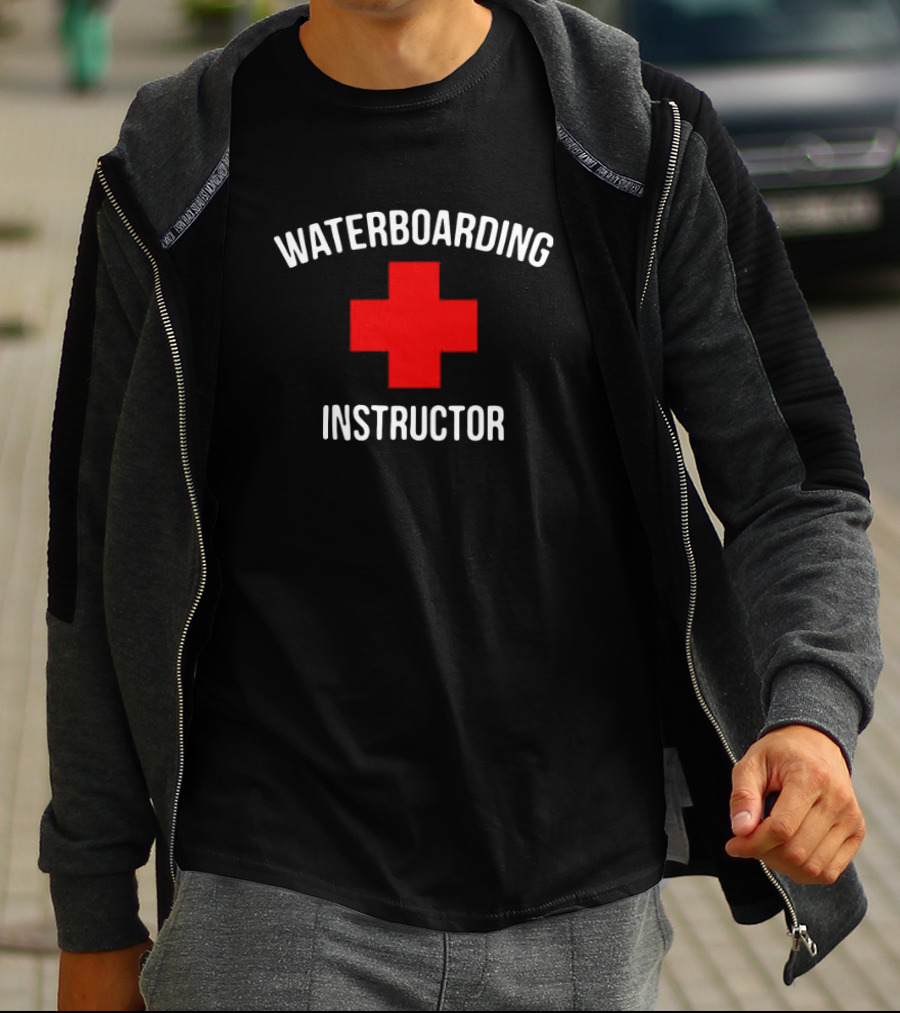 Waterboarding Instructor Red Cross T-Shirt