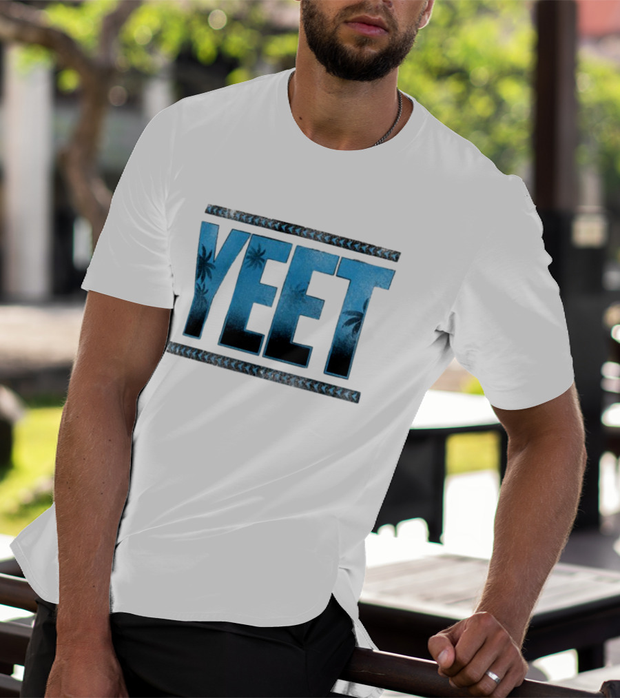 Yeet Jey Uso Tropical Print T-Shirt