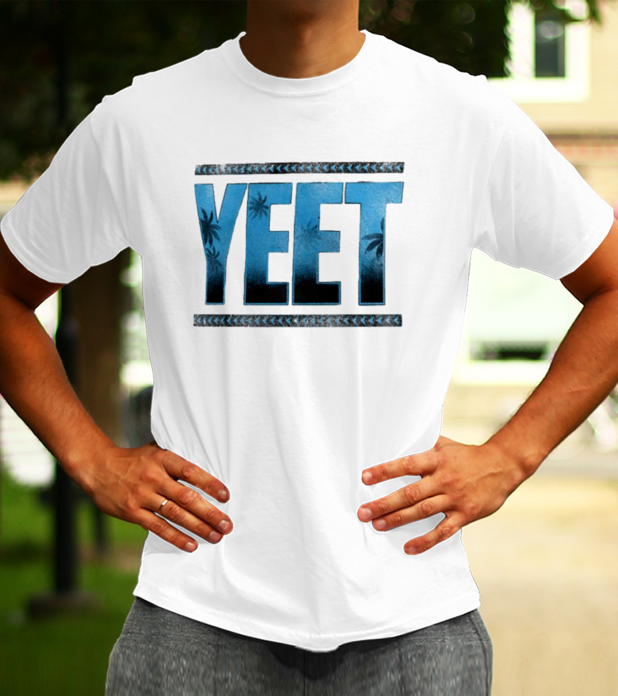 Yeet Jey Uso Tropical Print T-Shirt
