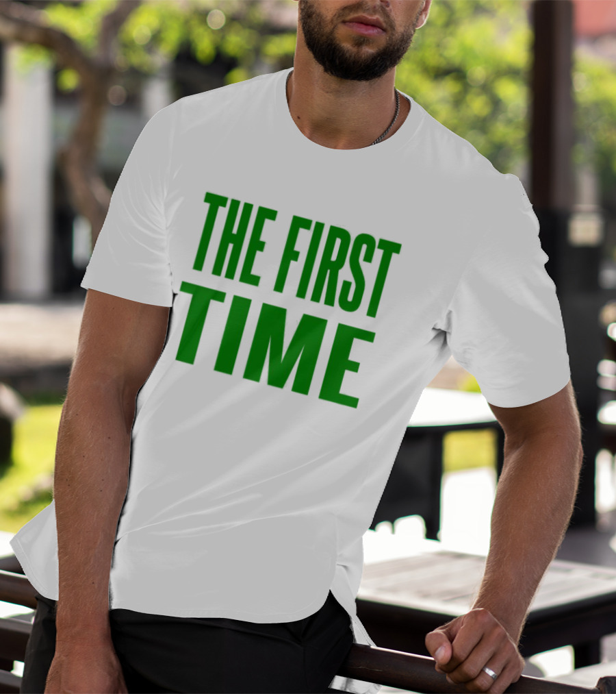 The Kid Laroi The First Time Bold Green Text T-Shirt