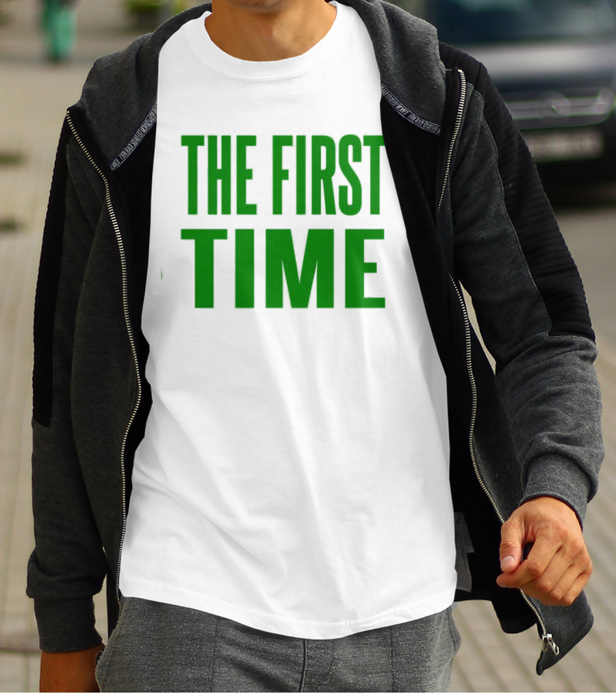 The Kid Laroi The First Time Bold Green Text T-Shirt
