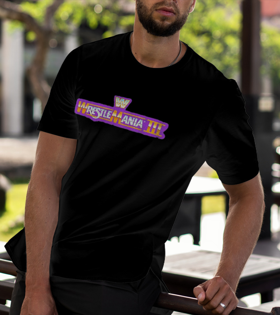WrestleMania III Ripple Junction Retro T-Shirt