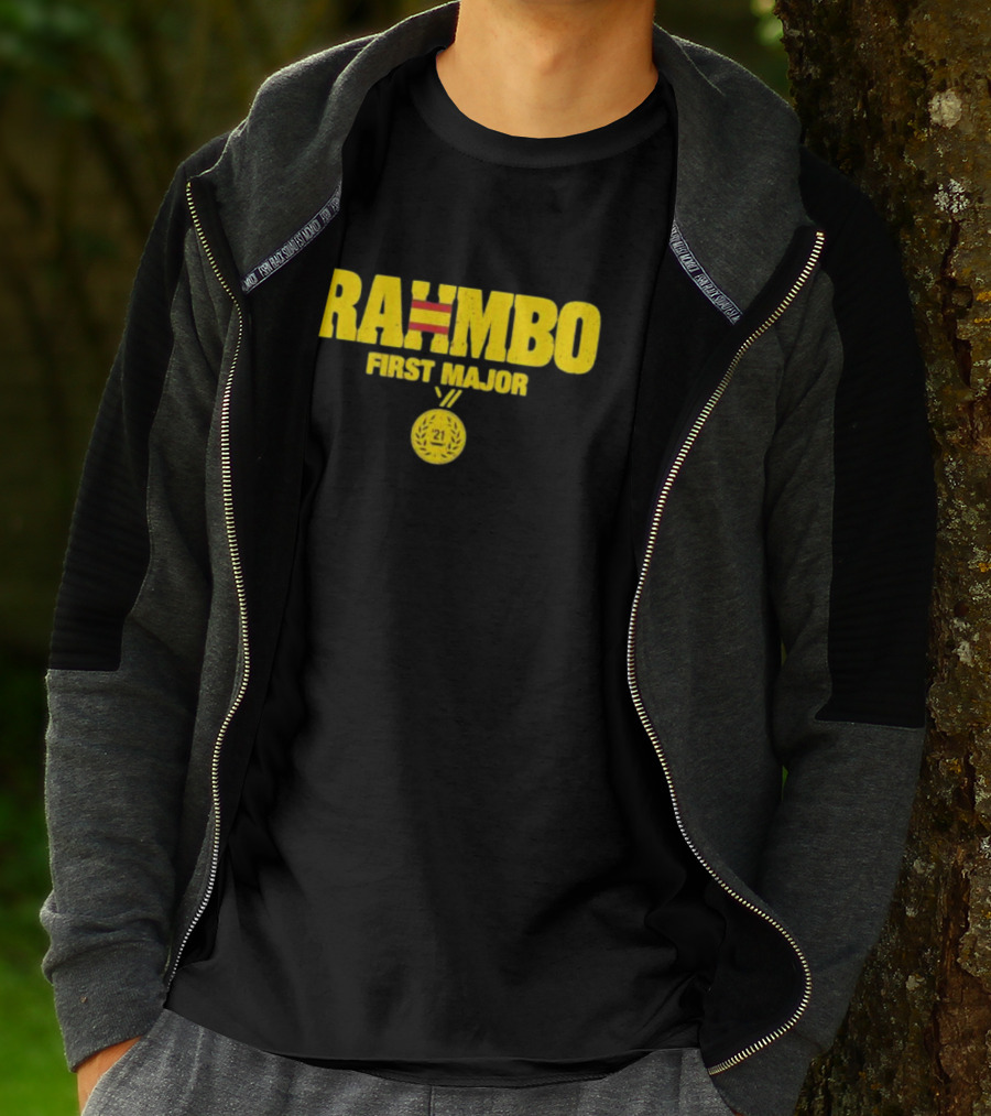 RAHMBO First Major 21 Medal T-Shirt