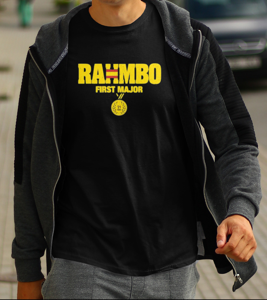 RAHMBO First Major 21 Medal T-Shirt
