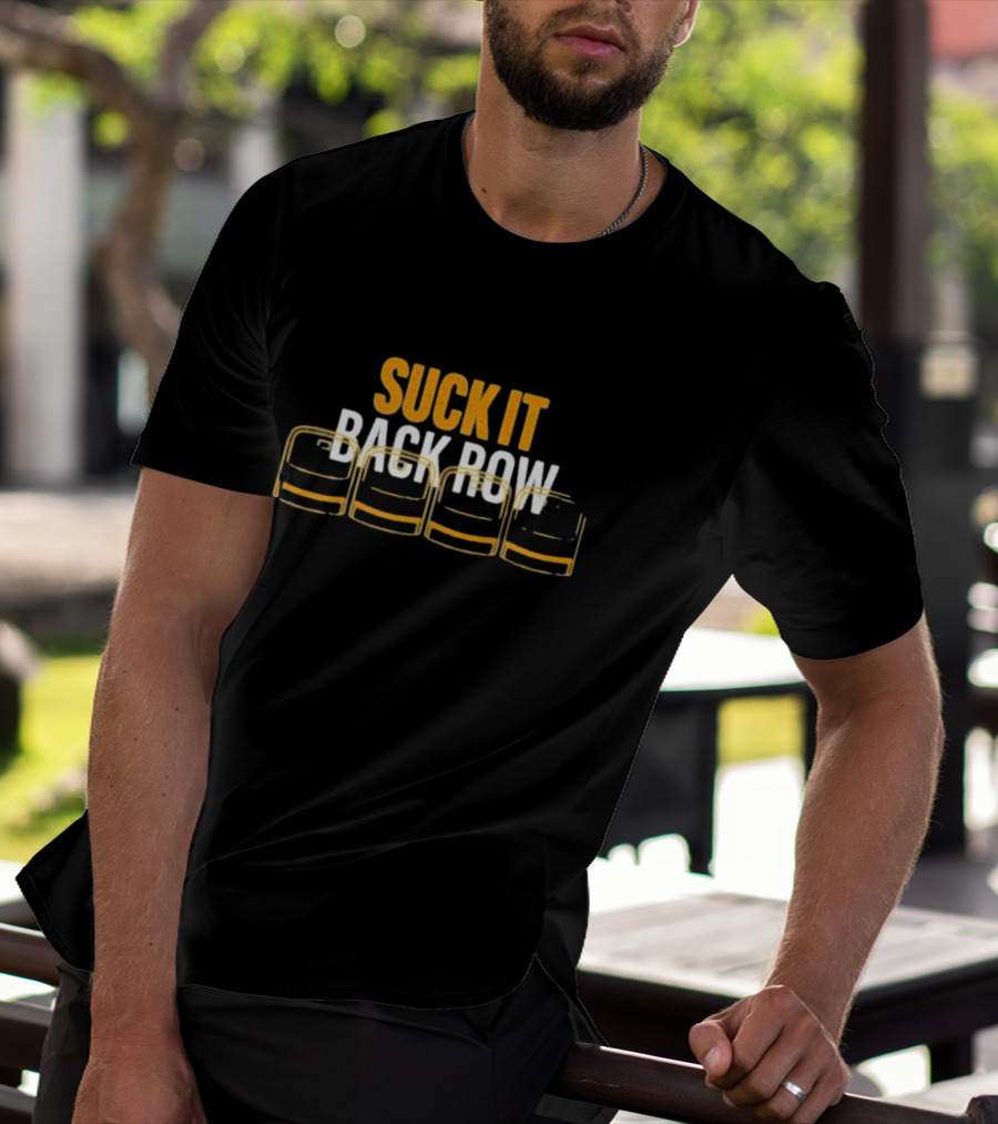Suck It Back Row Beer Glasses T-Shirt