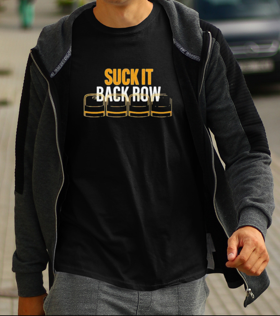 Suck It Back Row Beer Glasses T-Shirt