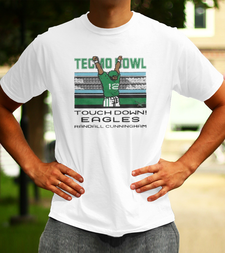 Tecmo Bowl Touchdown Eagles Randall Cunningham T-Shirt