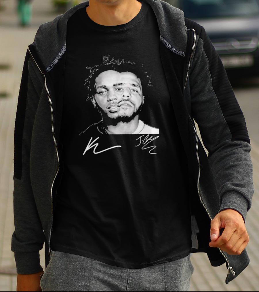 J Cole Kendrick Lamar Signatures Hip Hop Fusion T-Shirt