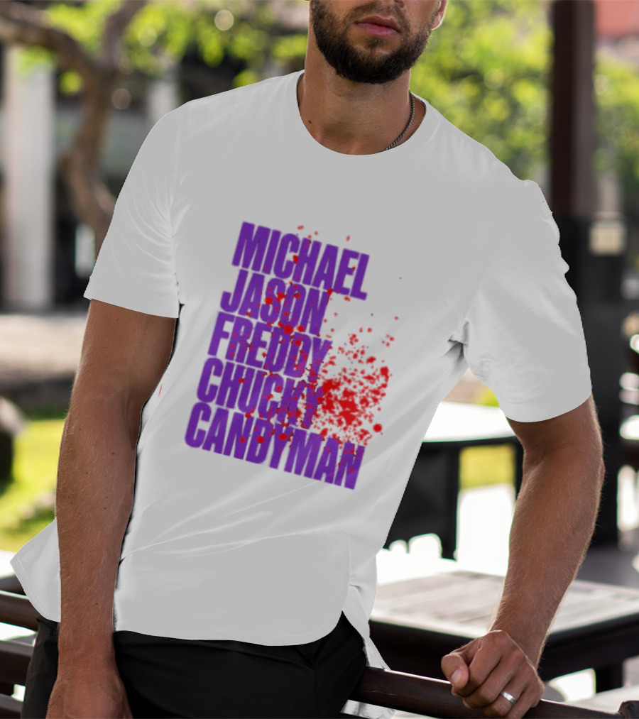 Michael Jason Freddy Chucky Candyman Horror Legends T-Shirt