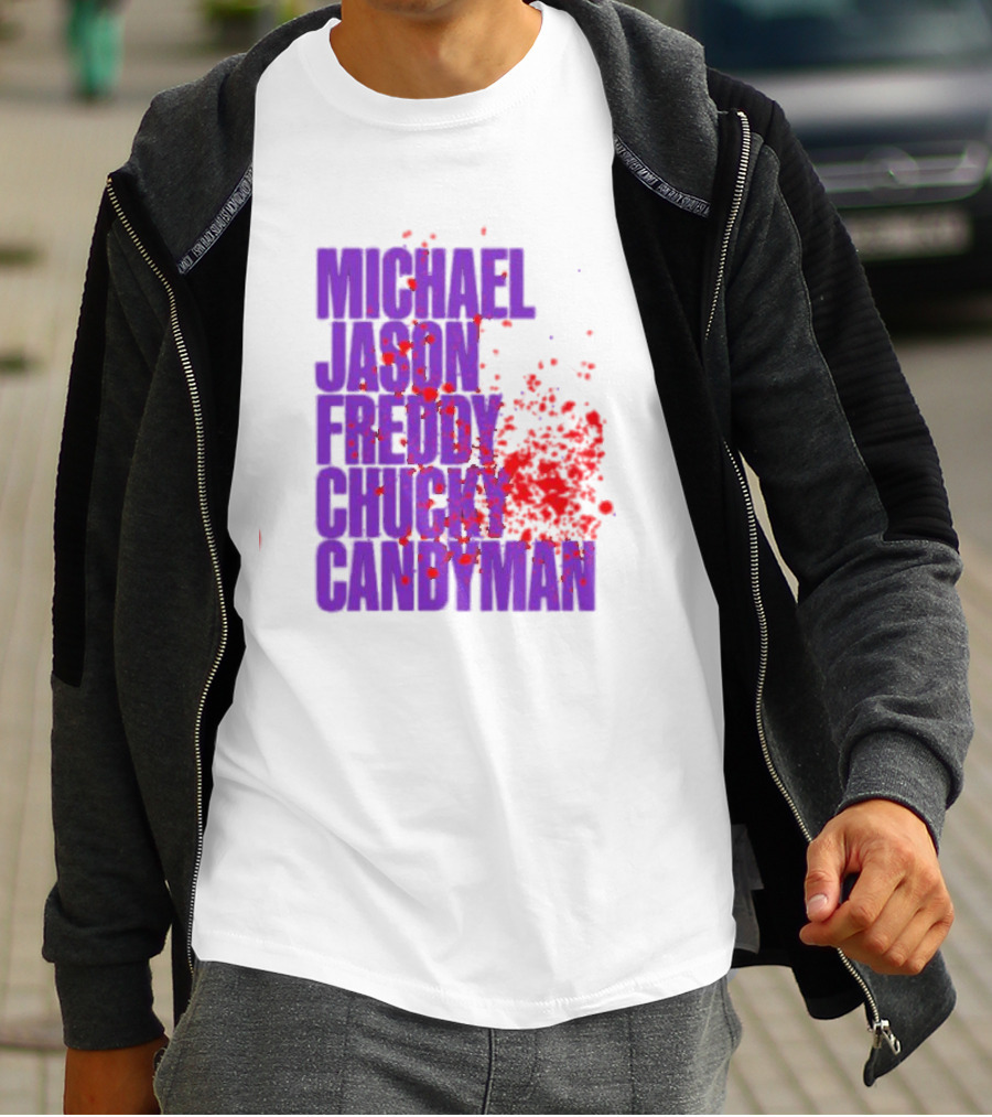 Michael Jason Freddy Chucky Candyman Horror Legends T-Shirt