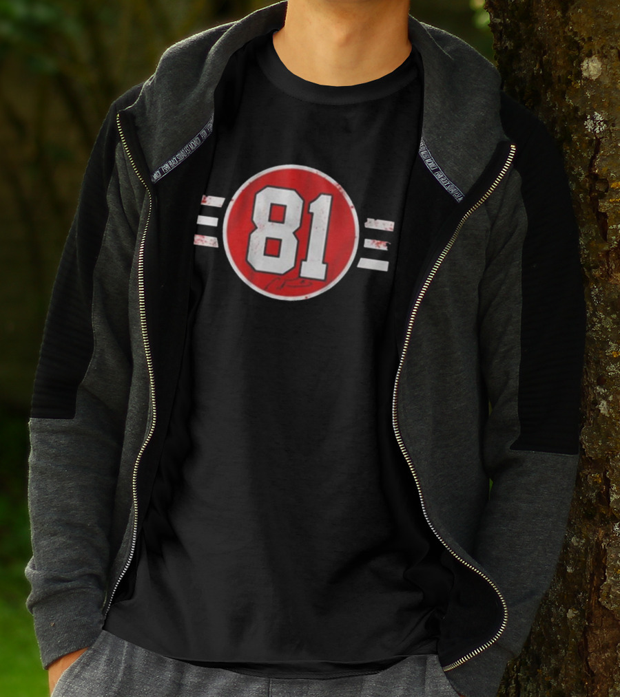 Chicago Blackhawks Marian Hossa 81 Red Circle Vintage Hockey T-Shirt