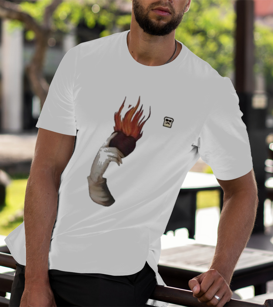 Disguised Toast Iconic Flame Heart Hand T-Shirt