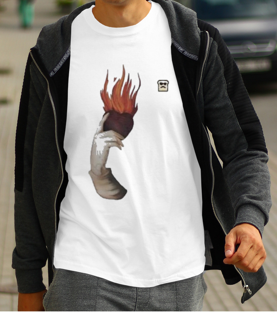 Disguised Toast Iconic Flame Heart Hand T-Shirt