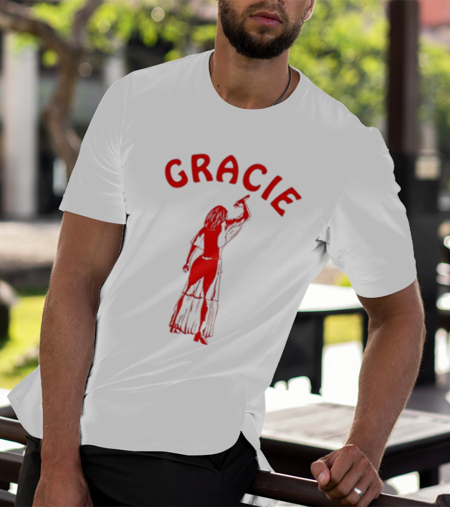 Gracie Abrams Gracie Red Illustration Image T-Shirt