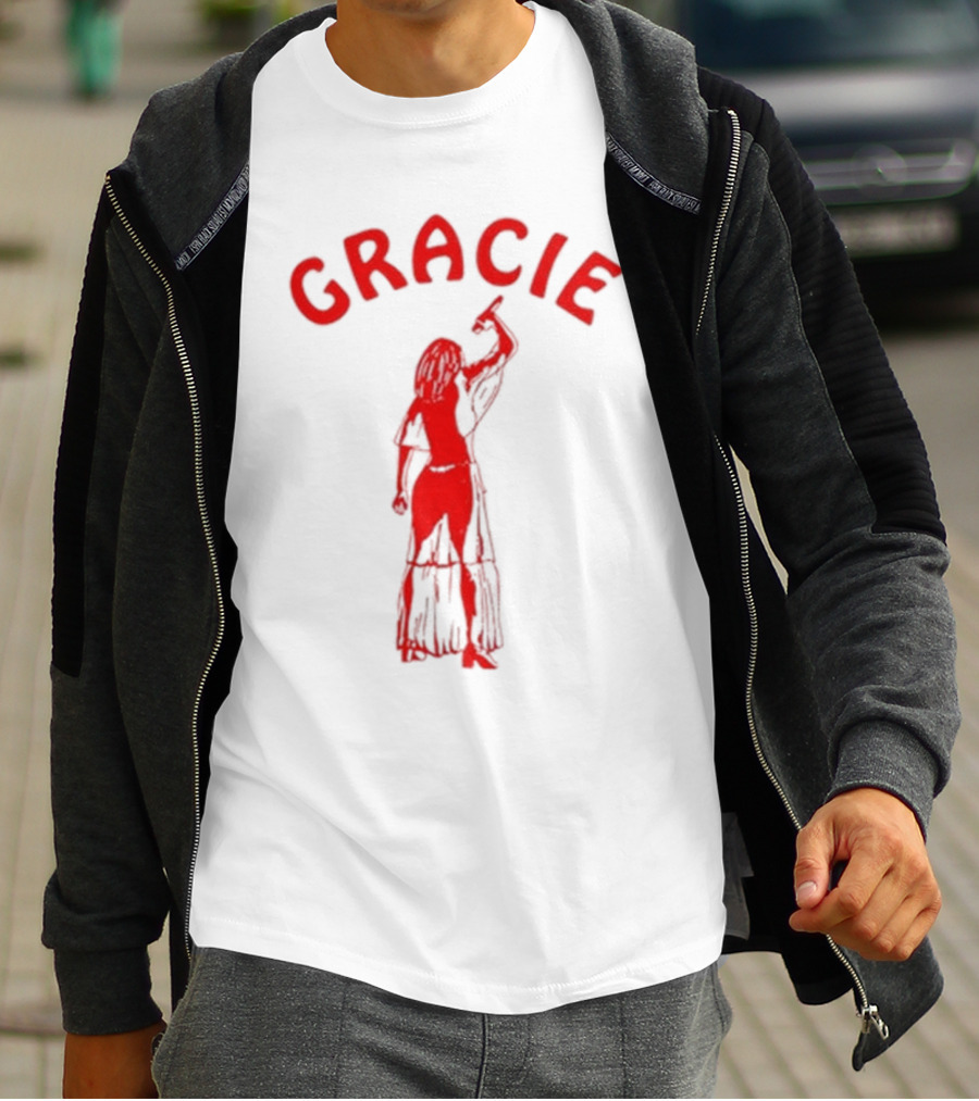 Gracie Abrams Gracie Red Illustration Image T-Shirt