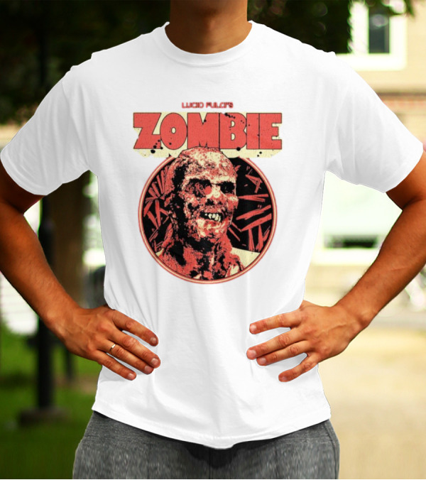 Lucio Fulci's Zombie Retro Horror Movie T-Shirt
