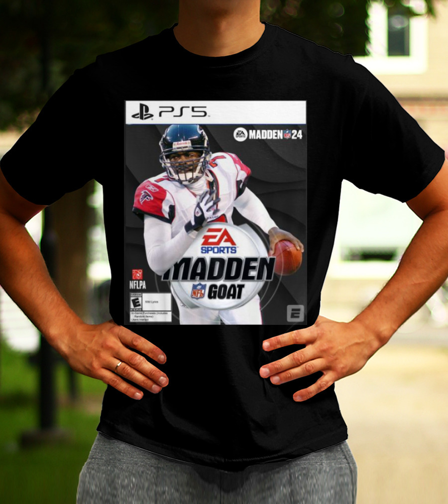 PS5 EA Sports Madden 24 NFLPA Michael Vick Madden GOAT NFL T-Shirt