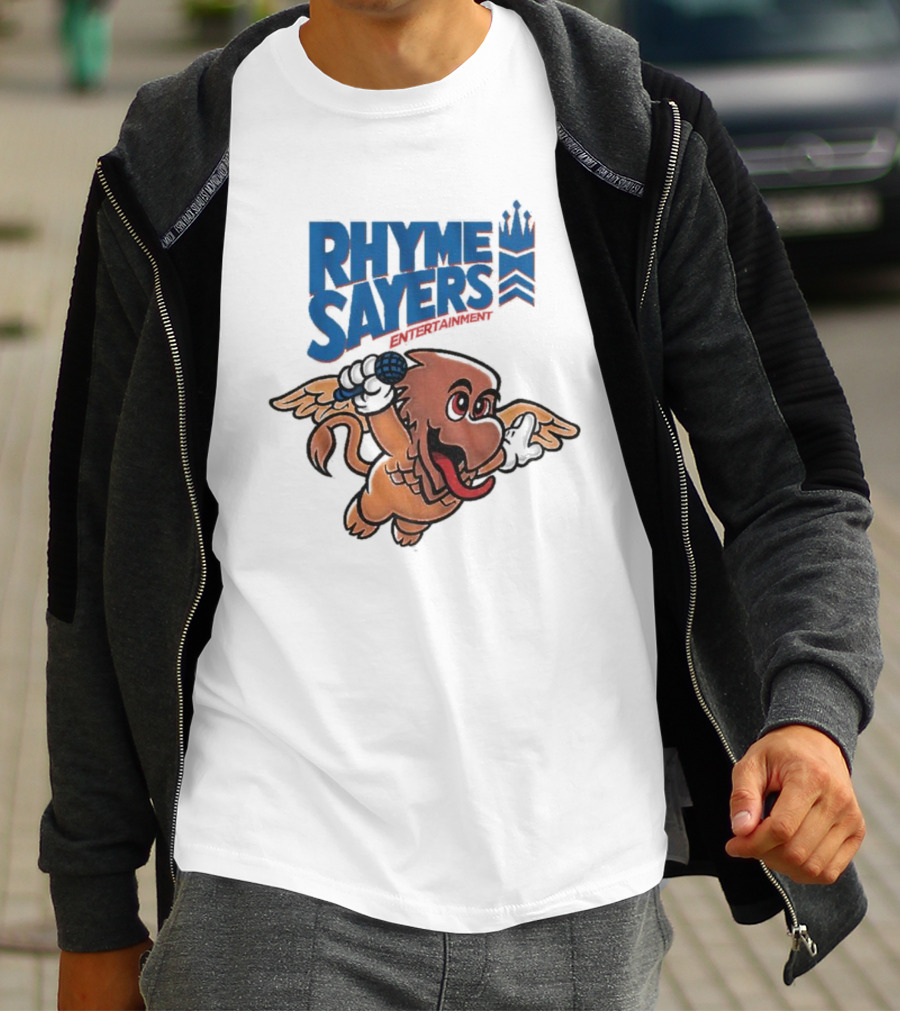 Rhymesayers Entertainment Monkey With Wings And Microphone T-Shirt