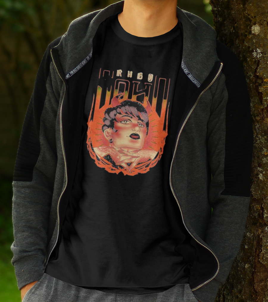 Ruby Soho Skin Deep Retro Demon Tattoo T-Shirt