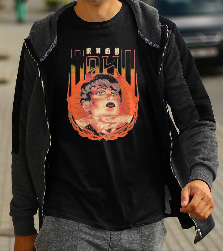 Ruby Soho Skin Deep Retro Demon Tattoo T-Shirt