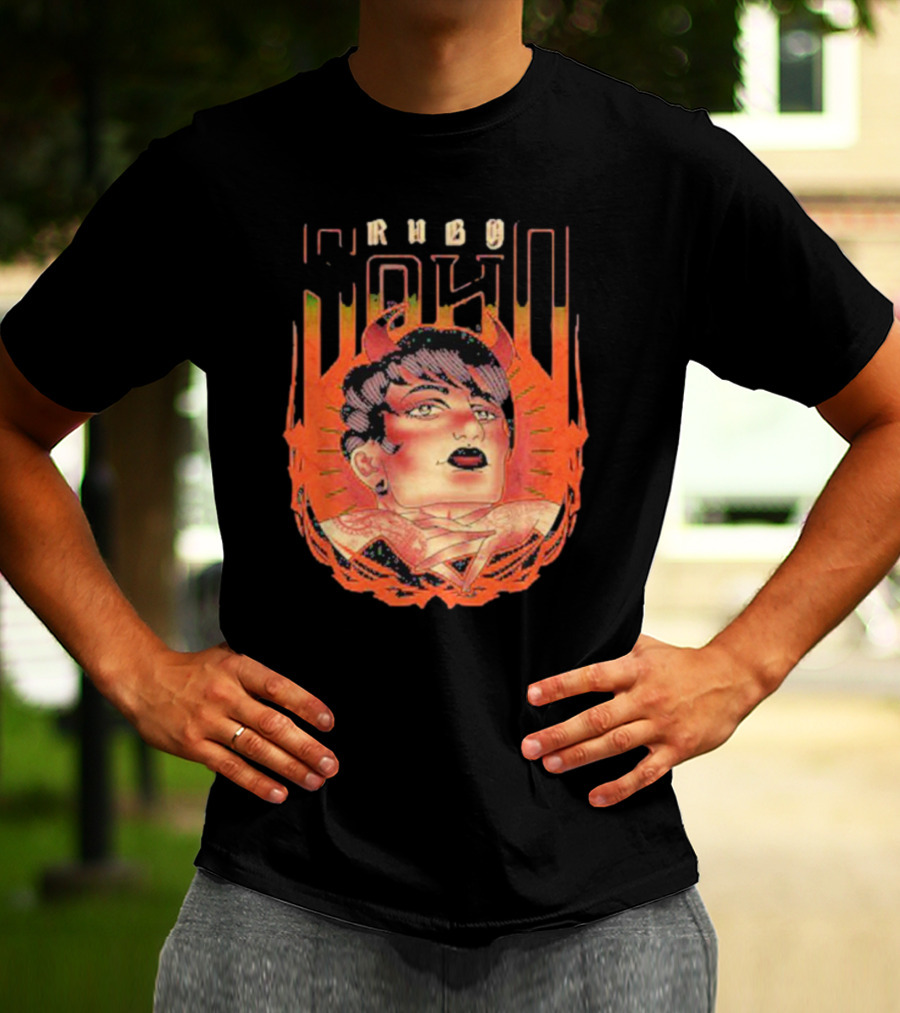 Ruby Soho Skin Deep Retro Demon Tattoo T-Shirt