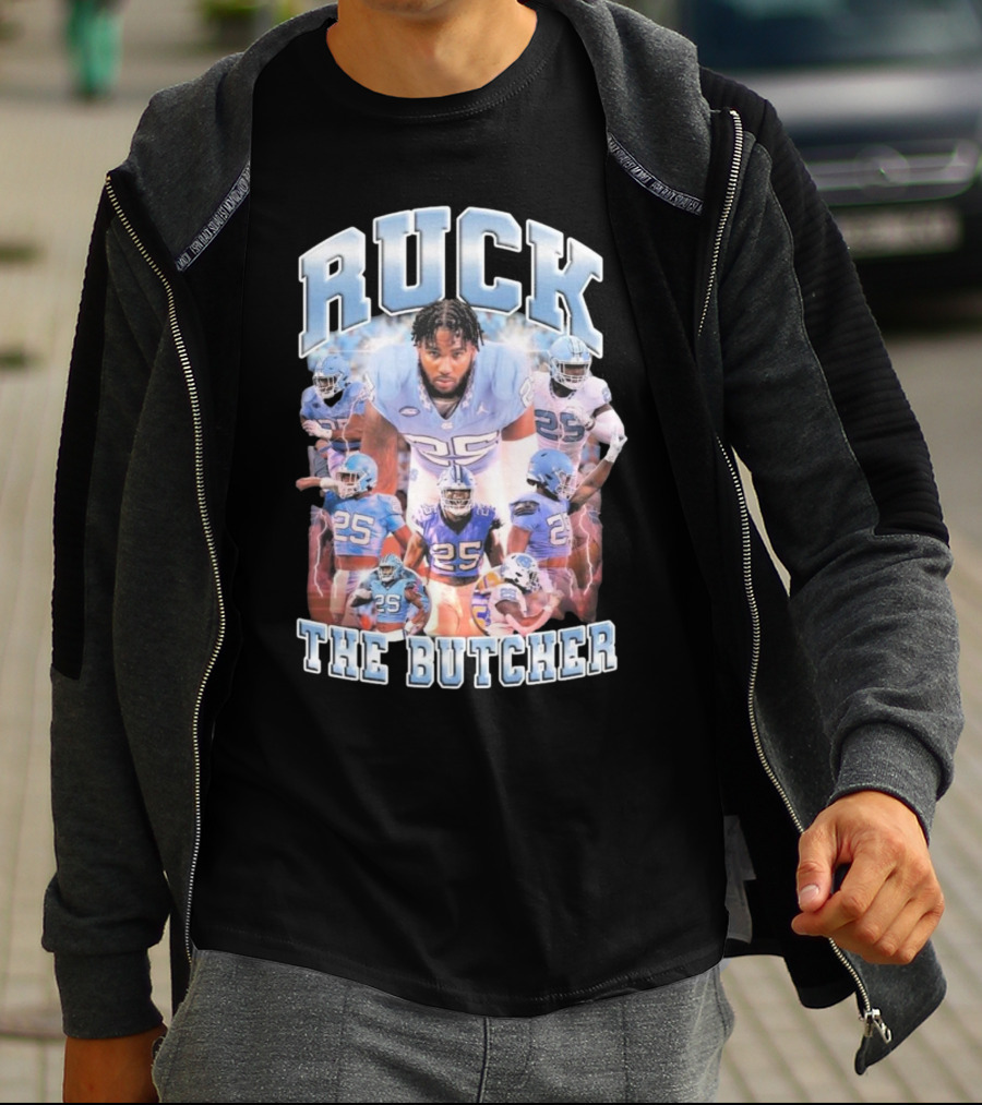 RUCK The Butcher 25 Football Montage T-Shirt