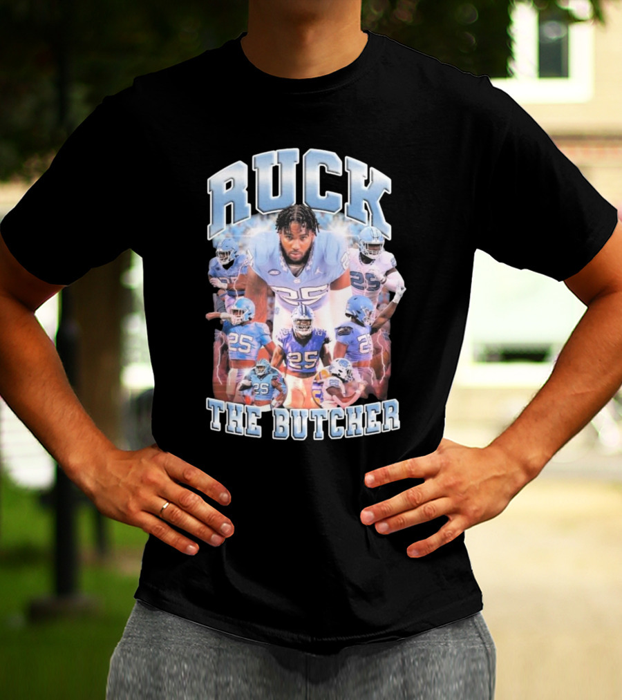 RUCK The Butcher 25 Football Montage T-Shirt