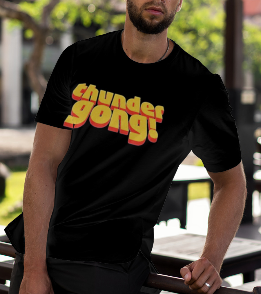 Thunder Gong 3D Retro T-Shirt