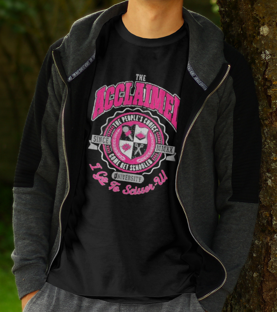 The Acclaimed Come Get Schooled Since MMXX University I Go To Scissor U T-Shirt