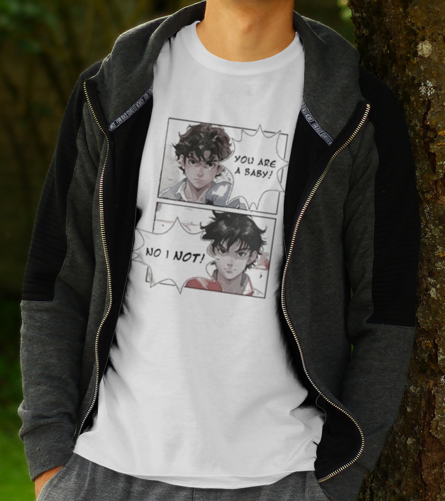Slushynoobz You Are A Baby No I Not Anime Character Exchange T-Shirt