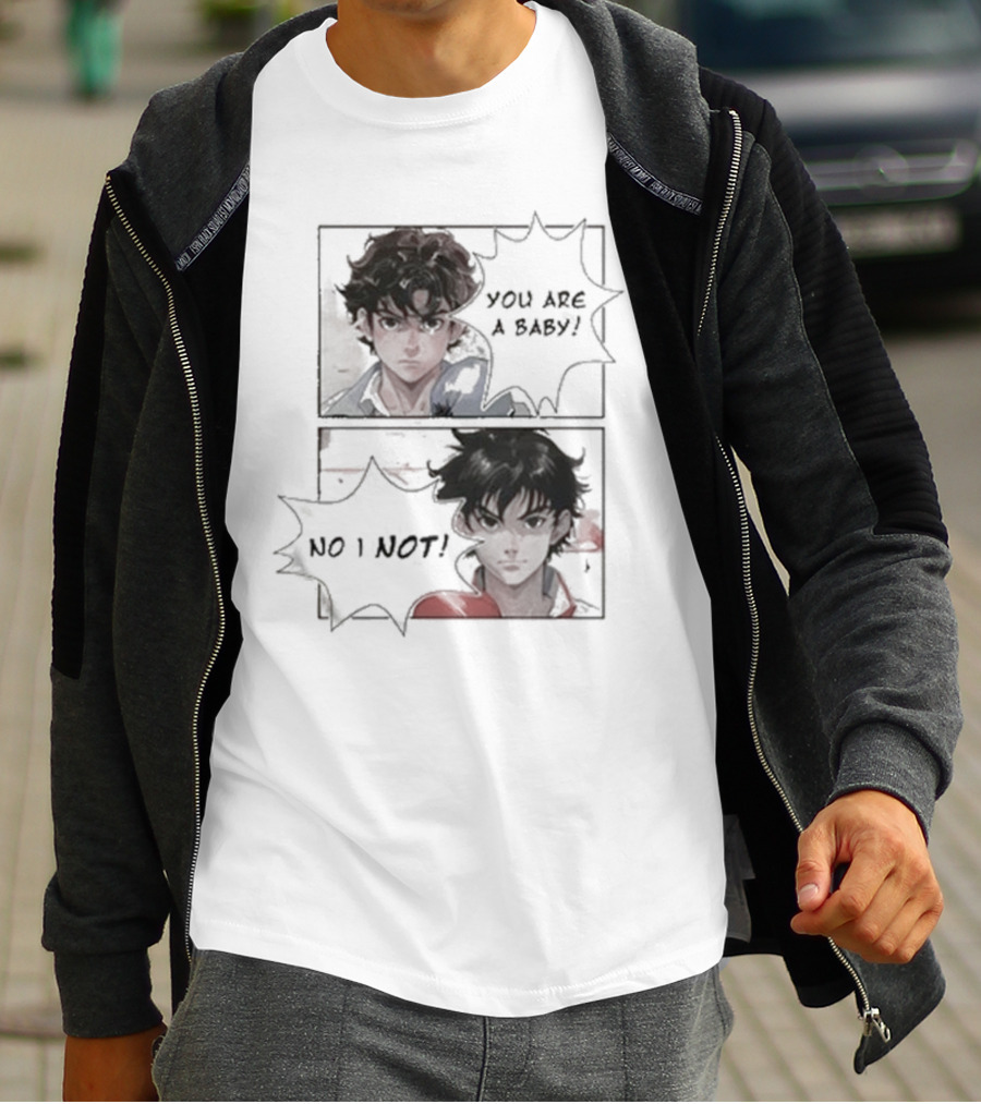 Slushynoobz You Are A Baby No I Not Anime Character Exchange T-Shirt