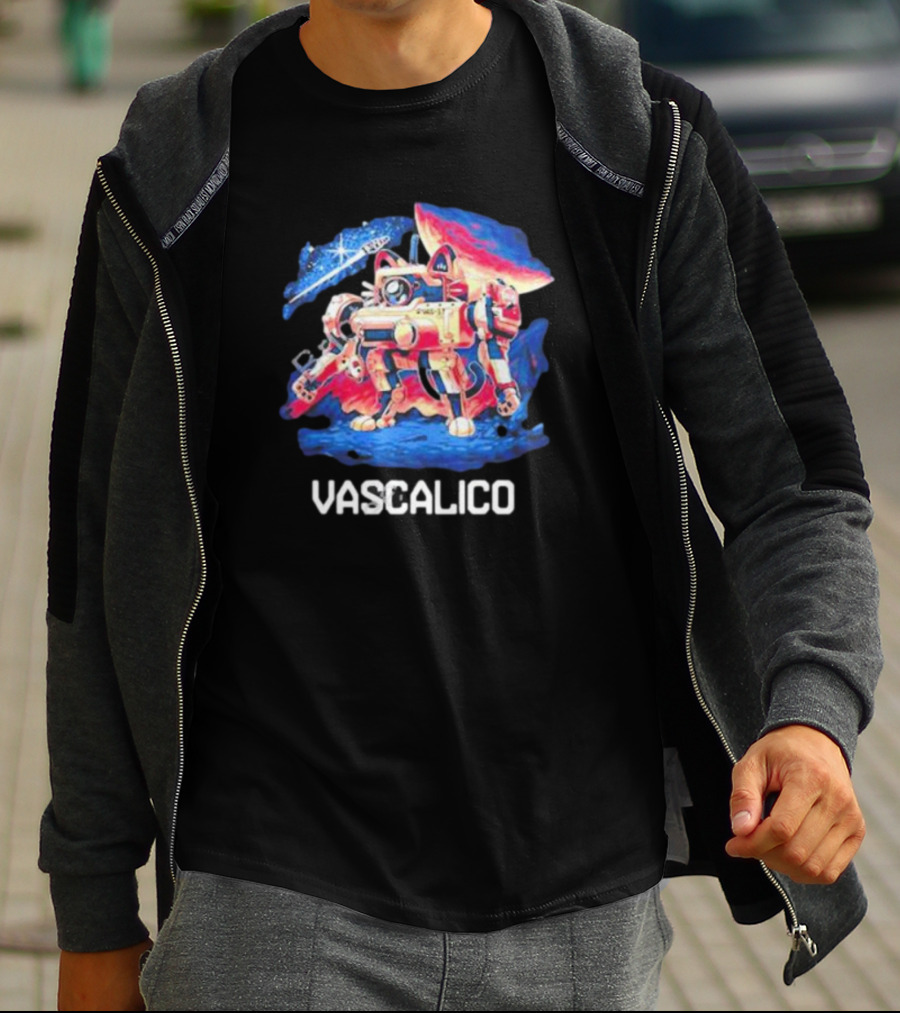 Starfield Vascalico Space Cat Robot Adventure T-Shirt