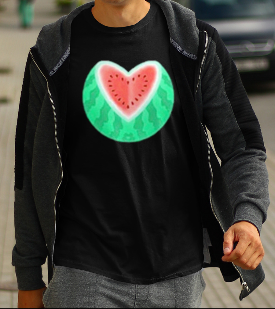 The Yetee Watermelon Heart T-Shirt