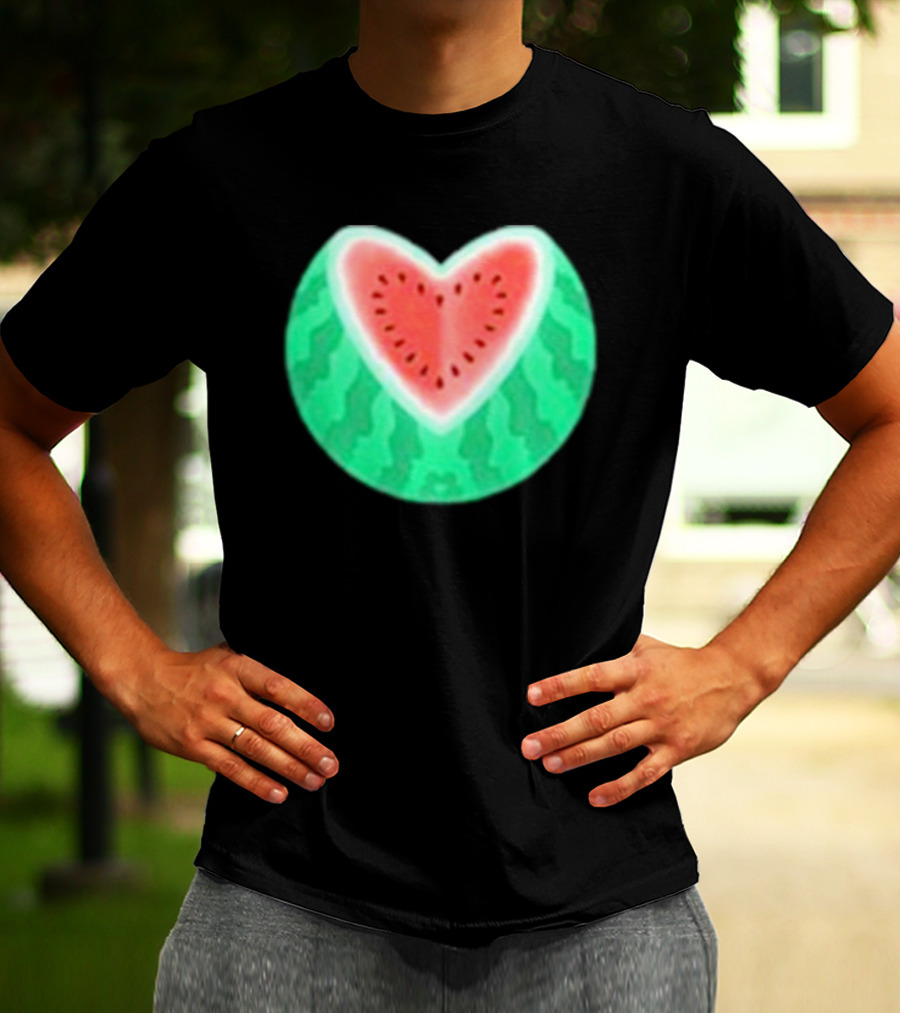 The Yetee Watermelon Heart T-Shirt