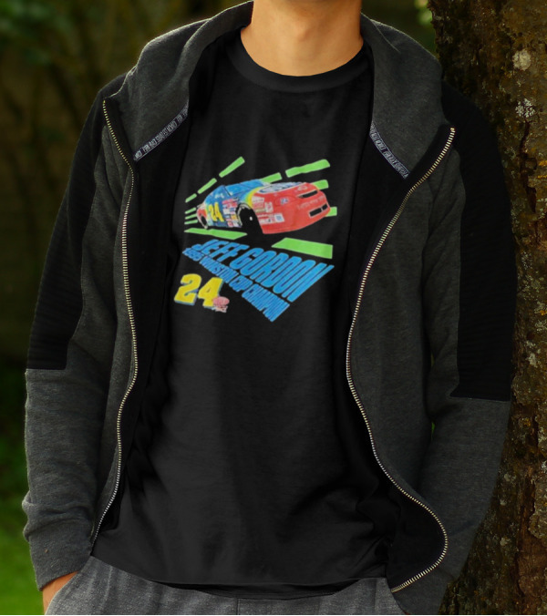 Jeff Gordon 1995 Winston Cup Champion 24 Car Racing Vintage T-Shirt