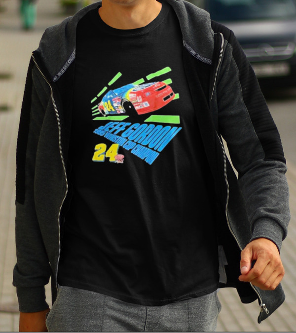 Jeff Gordon 1995 Winston Cup Champion 24 Car Racing Vintage T-Shirt