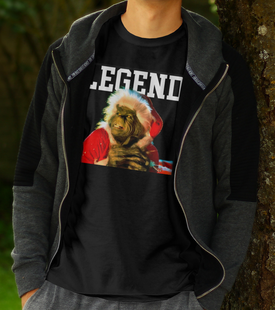 Grinch Legend Santa Christmas T-Shirt