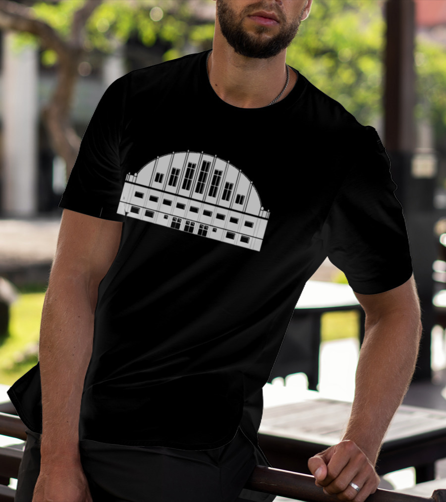 Butler Basketball Hinkle Fieldhouse Arena Architecture T-Shirt
