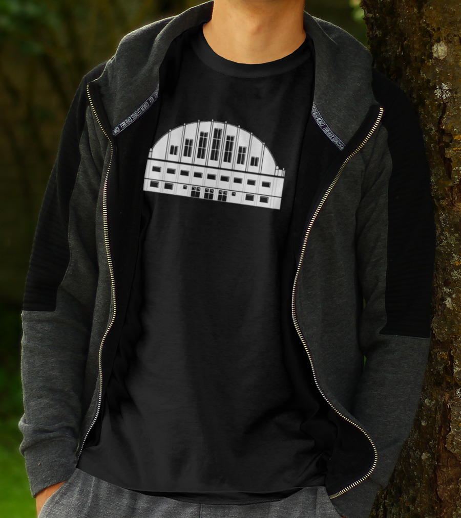 Butler Basketball Hinkle Fieldhouse Arena Architecture T-Shirt