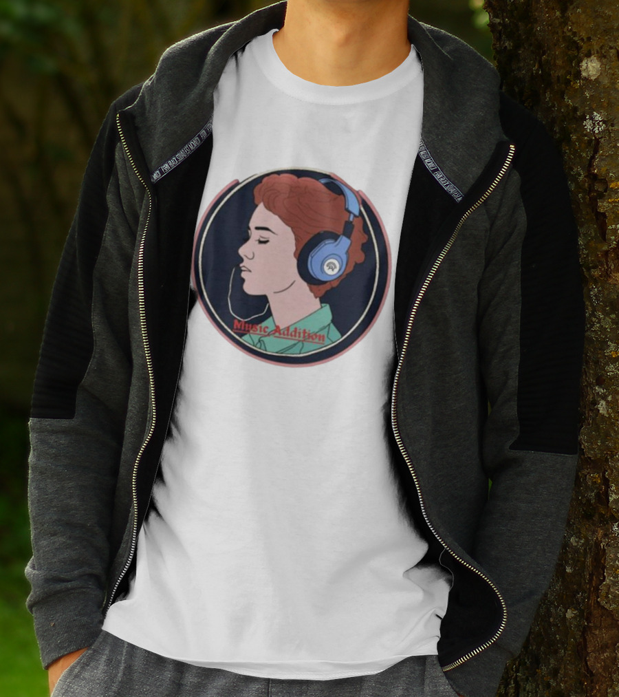 Music Addition Groove In Style Headphone Harmony For Enthusiasts T-Shirt