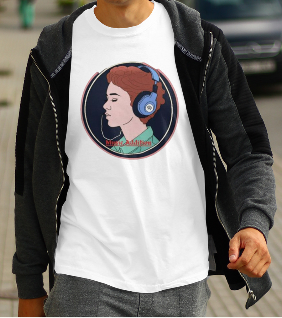 Music Addition Groove In Style Headphone Harmony For Enthusiasts T-Shirt