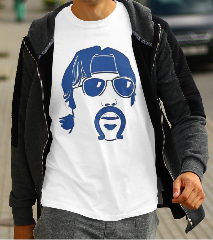Minshew Mania Mustache Horseshoe Colts T-Shirt
