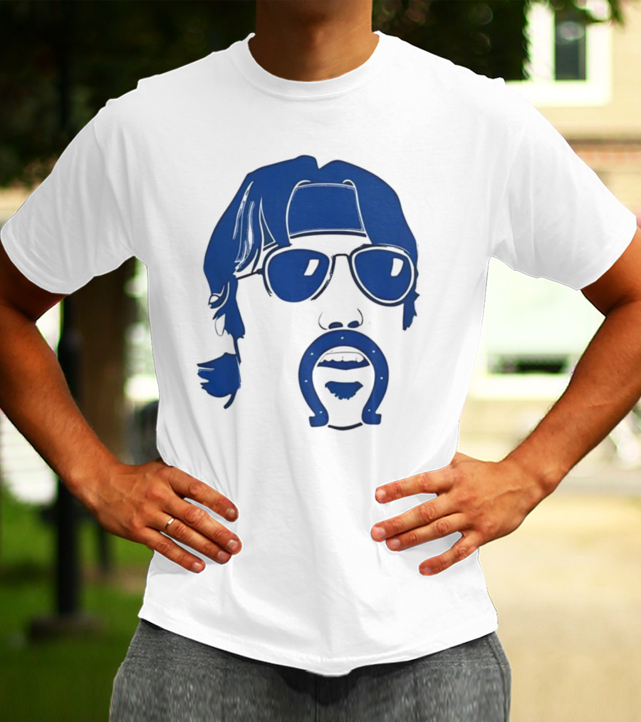 Minshew Mania Mustache Horseshoe Colts T-Shirt
