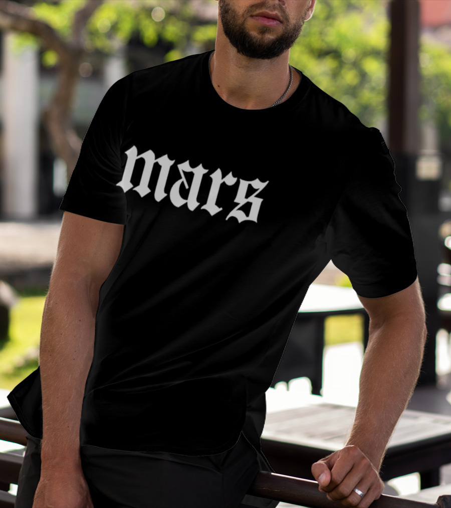 Mars Godoge Retro Gothic Font T-Shirt