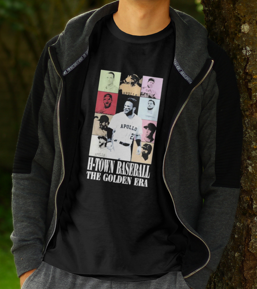 H-Town Baseball Apollo The Golden Era T-Shirt