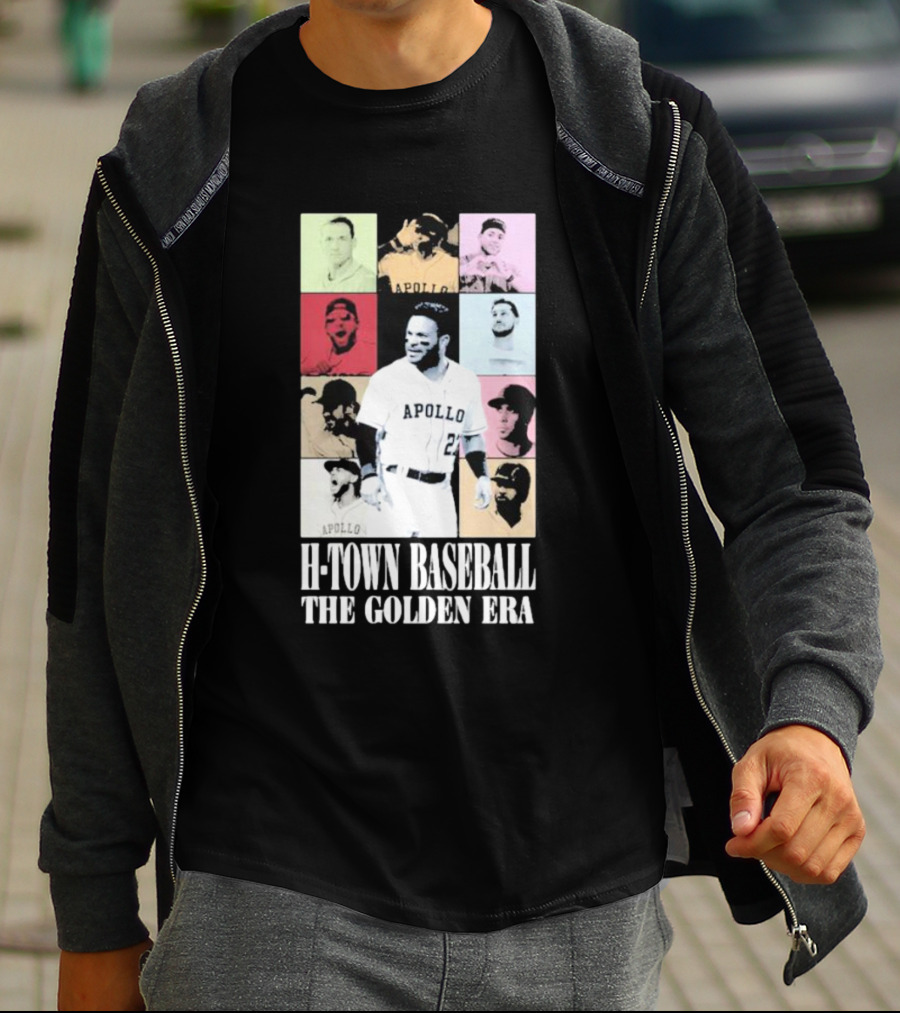 H-Town Baseball Apollo The Golden Era T-Shirt