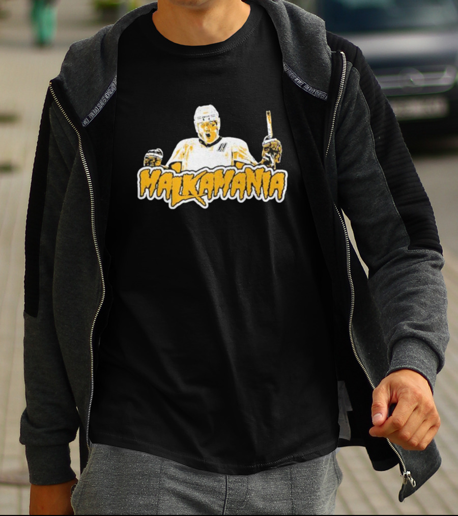 Pittsburgh Penguins Malkamania Hockey Enthusiast T-Shirt