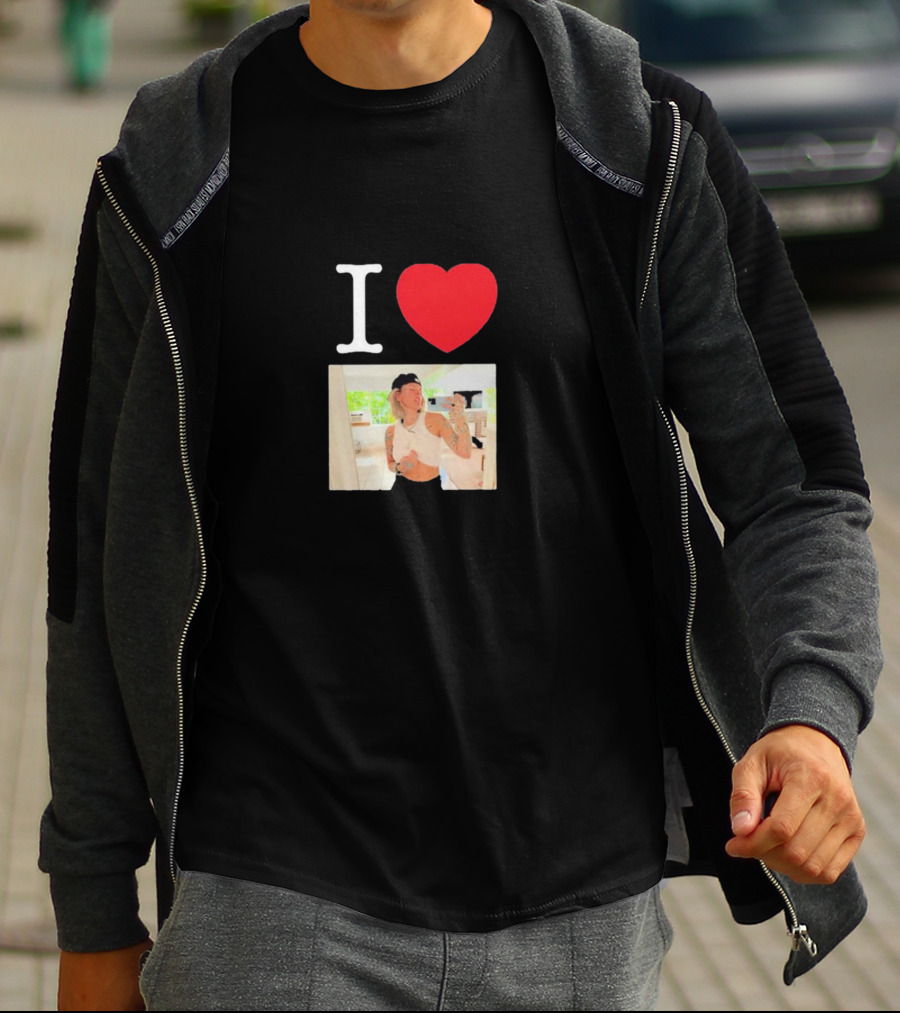 I Love Ls Lauren Sanderson Cropped Selfie心 T-Shirt